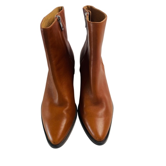 MADEWELL The Darcy Leather Ankle Boot in Cinnamon Tan Cognac Size 6 - Picture 5 of 9